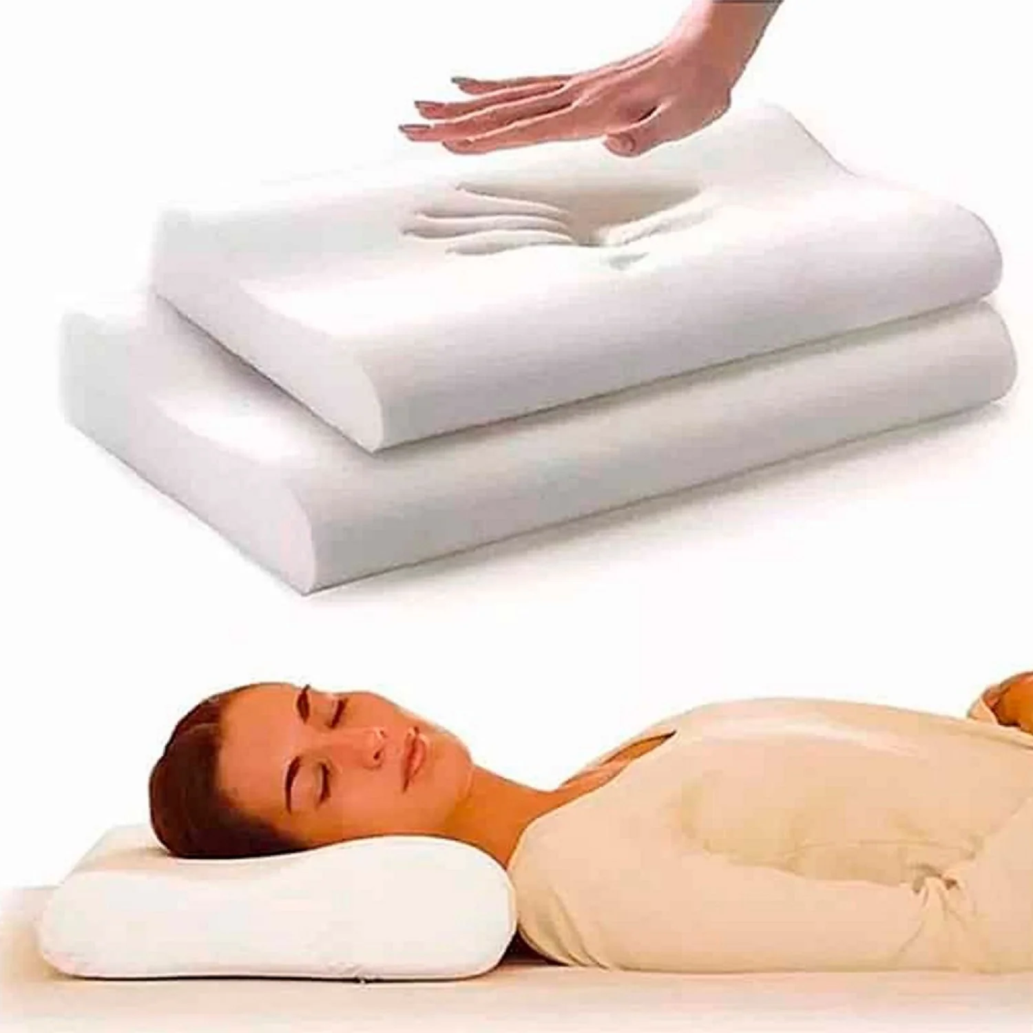 Memory Pillow – Almohada Viscoelástica Ortopédica – Ergonómica y Cervical - Image 7
