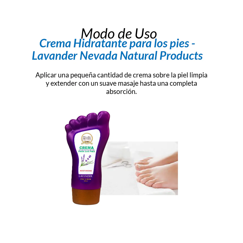 Crema Hidratante para los pies - Lavander 120ml - Image 3