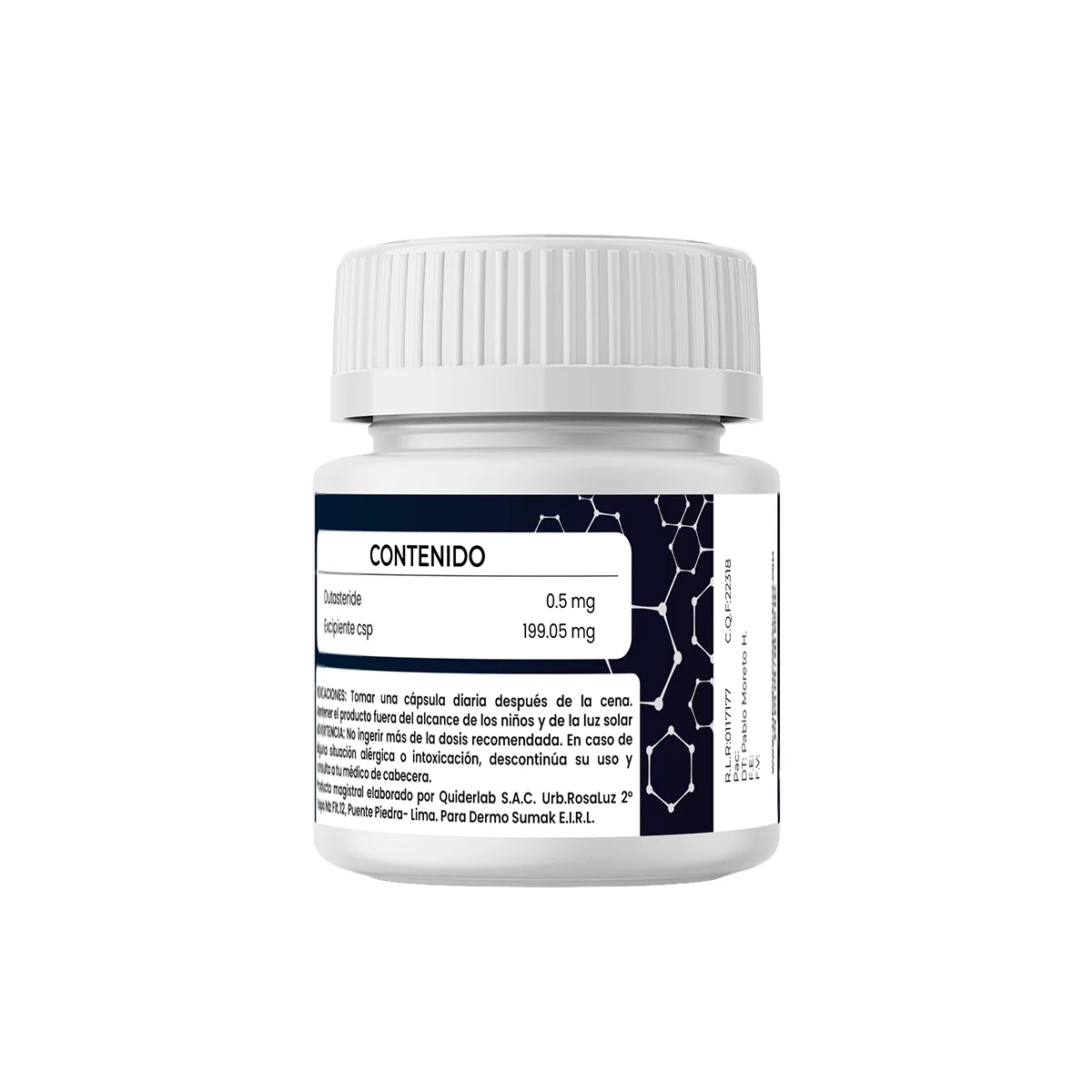 Dutasteride 0.5 mg x 30 Cápsulas - Dermo Sumak - Image 3