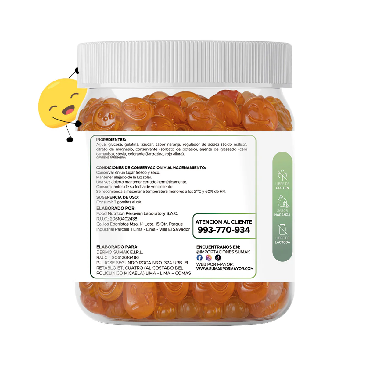 GOMITAS CITRATO DE MAGNESIO - ADULTO 150 GOMITAS - DERMO SUMAK - Image 3