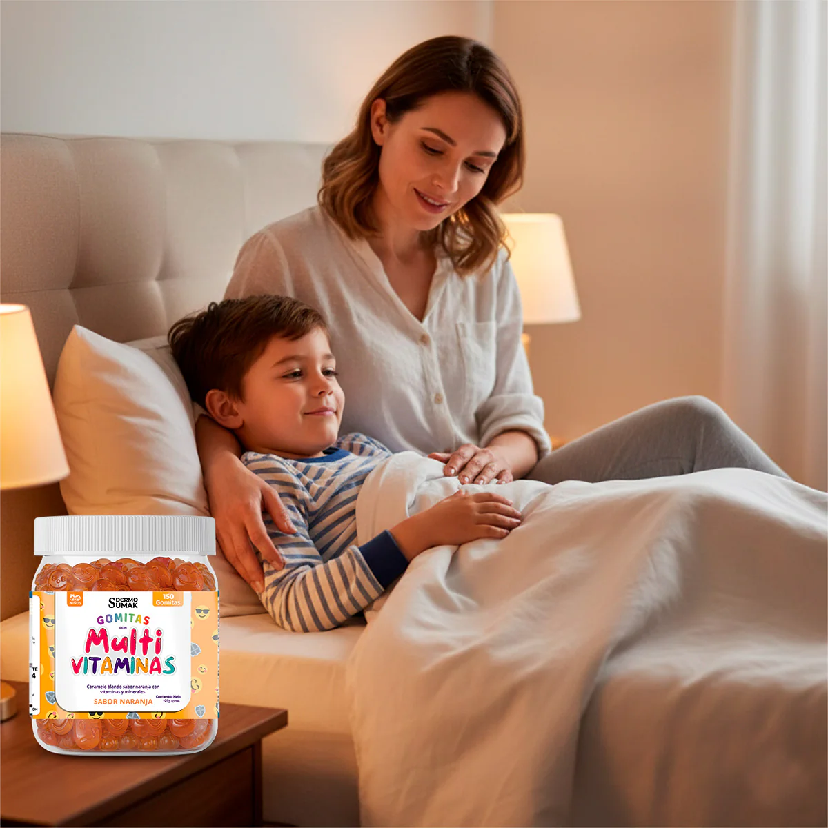 GOMITAS MULTI-VITAMINAS - NIÑOS 150 GOMITAS - DERMO SUMAK - Image 6