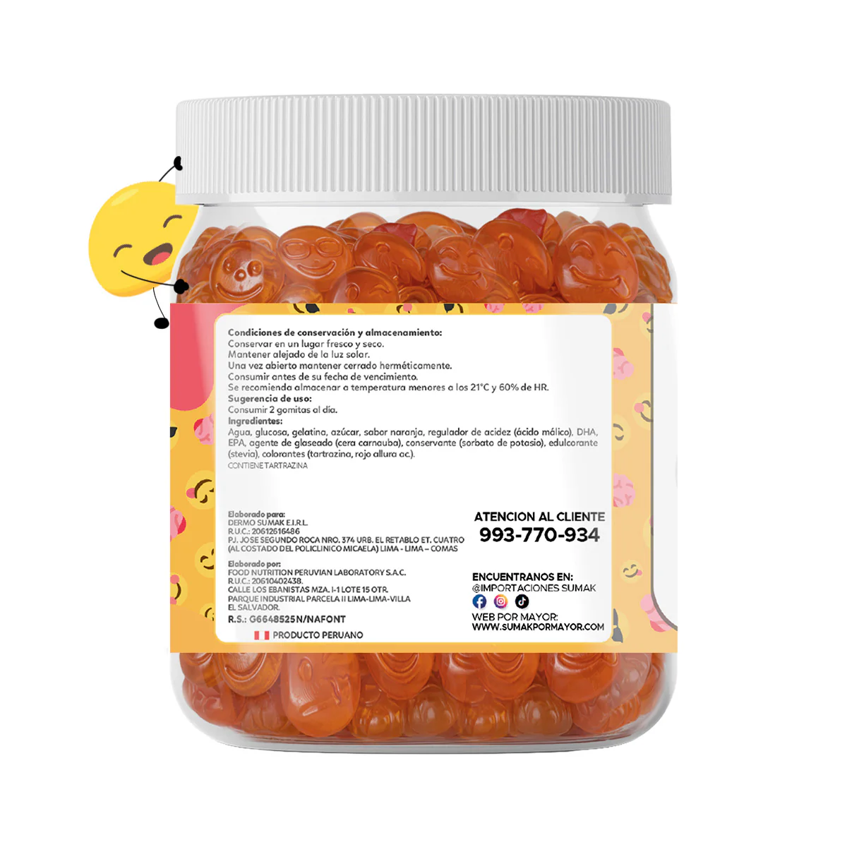 GOMITAS OMEGA - NIÑOS 150 GOMITAS - DERMO SUMAK - Image 3