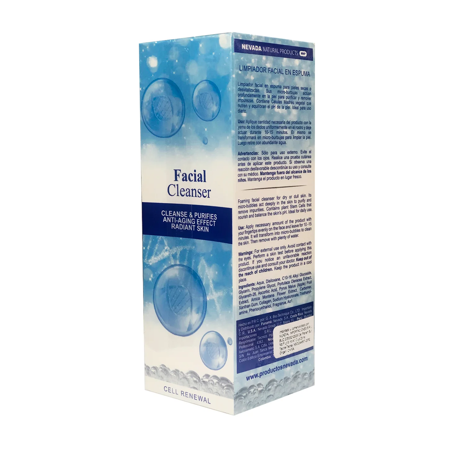 Limpiador Facial en Espuma de Celulas Madres 50ml - Image 4