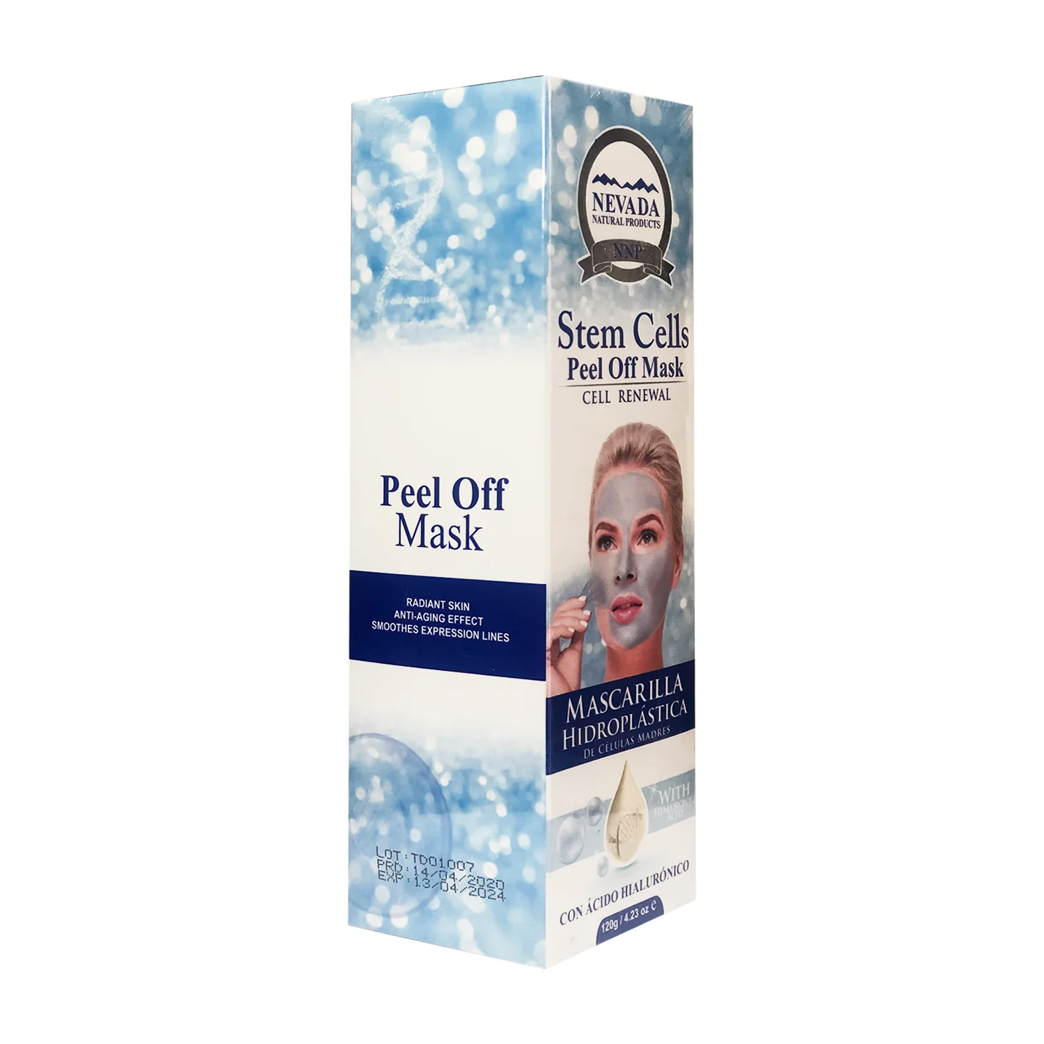 Mascarilla Hidroplastica de Celulas Madres Con Acido Hialuronico 120g - Image 3